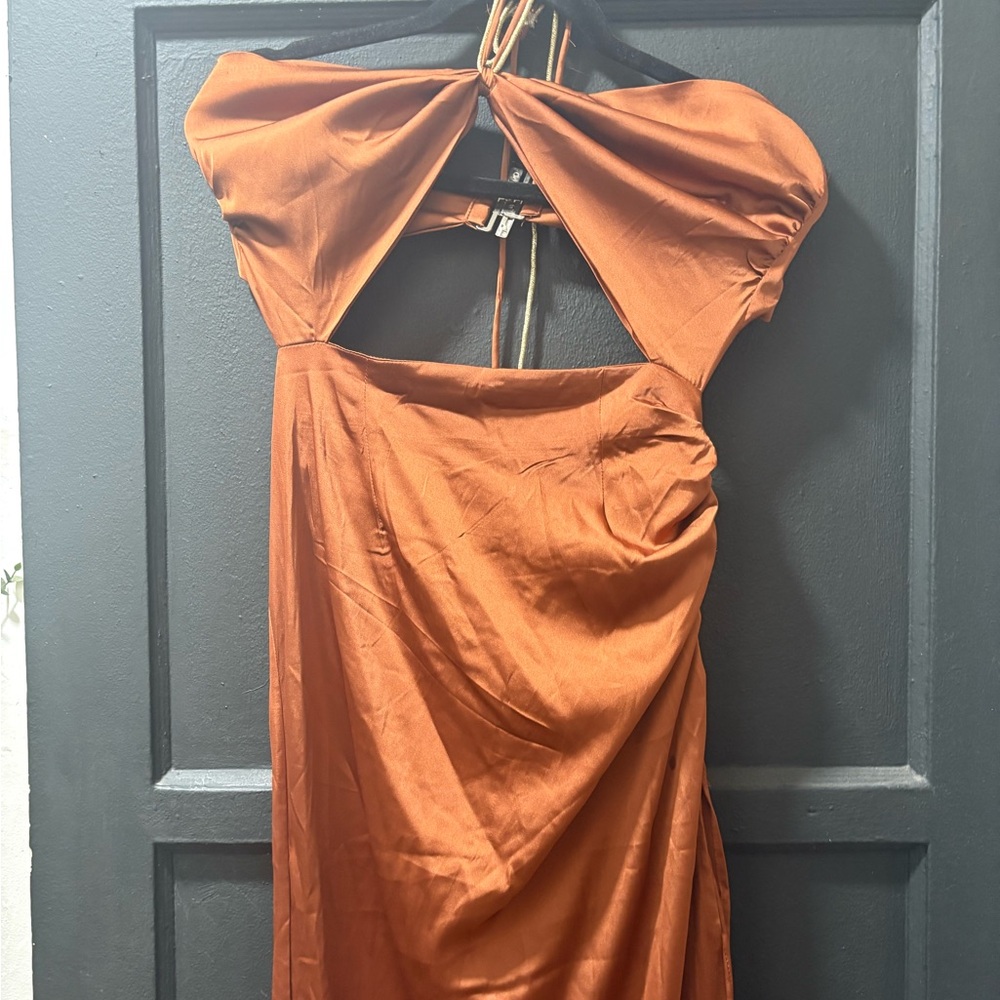 Bronze dress